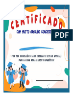 Certificado Conclusao Ano