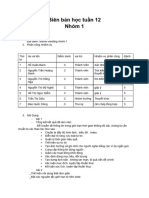 Biên Bản Học Tuần 12