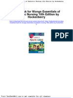 Test Bank For Wongs Essentials of Pediatric Nursing 10th Edition by Hockenberry