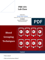 Blood Grouping LAB ZZS