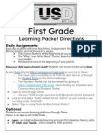 First Grade Packet PDF