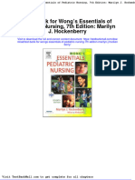 Test Bank For Wongs Essentials of Pediatric Nursing 7th Edition Marilyn J Hockenberry