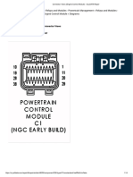 Connector Views (Engine Control Module) Stratus 2004