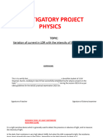 Investigatory Project Physics 2023-24