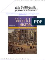 Test Bank For World History 9th Edition William J Duikerjackson J Spielvogel Isbn 9781337401043