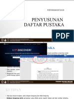 P7 Penyusunan Daftar Pustaka