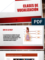 Clases de Vocalización