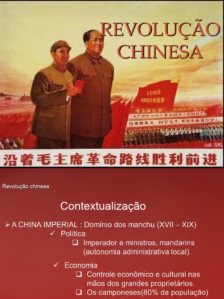 Revolução Chinesa - Slides | PDF | China | Política mundial