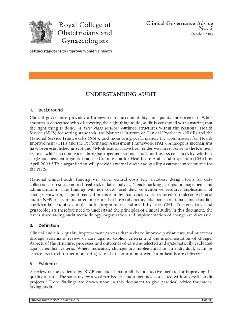 Understanding Audit Download Free Pdf Statistics Audit