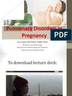 Pulmonary Disorders in Pregnancy 1