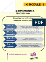Mathematics - Basic Mathematics - Progression - Complete Module