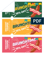 Brunchtime Discount Coupon
