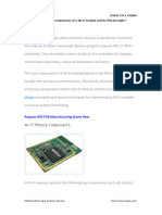 What Are The Components of A Wi-Fi Module and Its PCB Principle