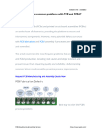 What Are The Common Problems With PCB and PCBA