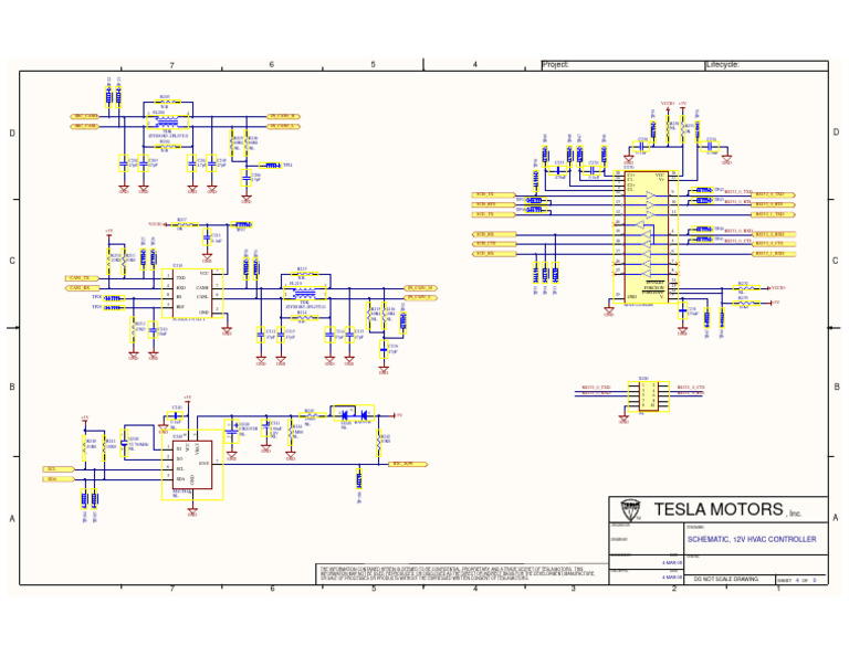 12V HVAC Controller Schematic Design | PDF