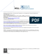 1990 Intimacy of Friendship, Interpersonal Competence, and Adjustment During Preadolescence