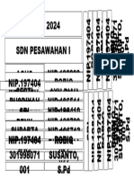 Papan Data Kelas Stiker