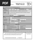Bir Form No. 1914 | PDF | Tax Refund | Taxpayer