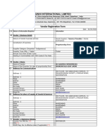 Vendor Registration Form