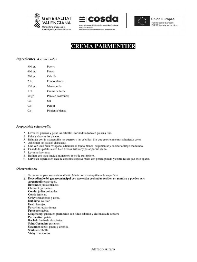 Crema Parmentier PDF