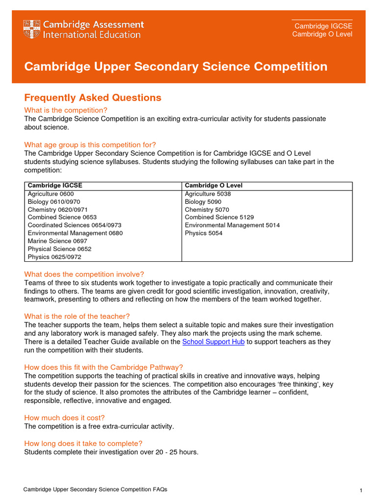 cambridge science essay competition