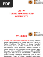 Unit Vi Turing Machines