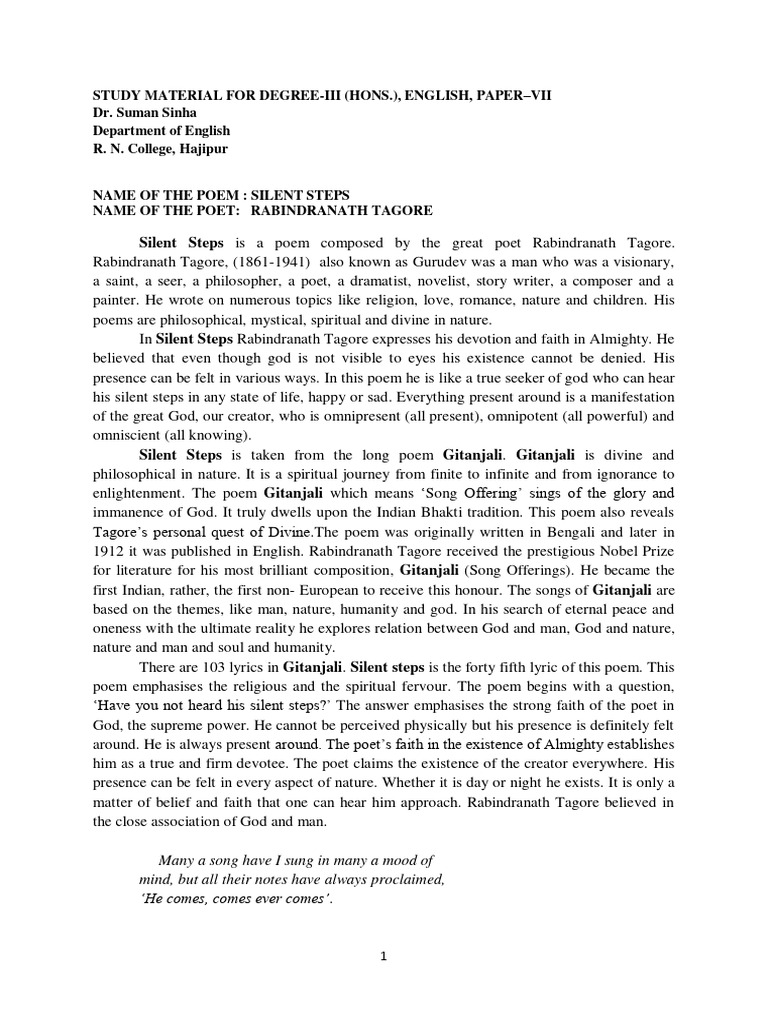 Study material for d iii silent steps by dr suman sinha download