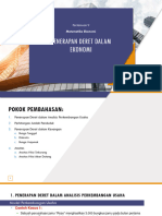 Matematika Ekonomi Pertemuan 9 Penerapan Deret Dalam Ekonomi