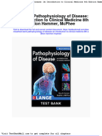 Test Bank Pathophysiology of Disease An Introduction To Clinical Medicine 8th Edition Hammer Mcphee