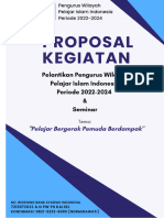 Proposal Pelantikan Pengurus Wilayah