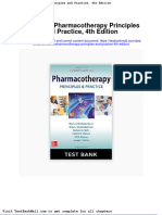 Test Bank Pharmacotherapy Principles and Practice 4th Edition