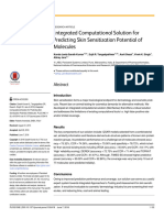 Integrated Computational Solution For Predicting Skin Sensitization Potential of Molecules