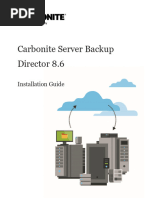 Carbonite Director v8.6 - Install Guide