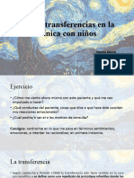 Transferencia y Contratransferencias en La Clínica Con Niños