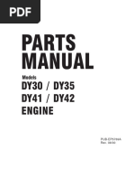 Parts Manual: DY30 / DY35 DY41 / DY42 Engine