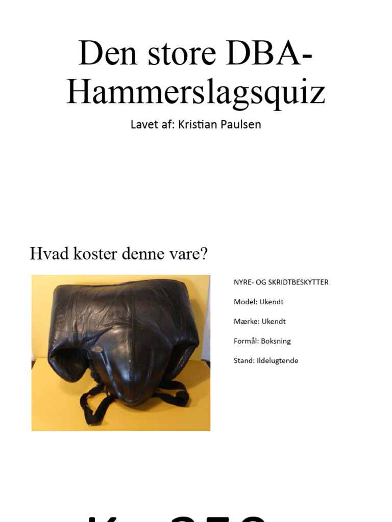 Den Store DBA-Hammerslagsquiz | PDF