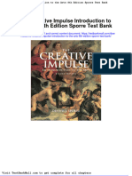 The Creative Impulse Introduction To The Arts 8th Edition Sporre Test Bank