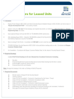 Fit Out Procedure For Leased Units