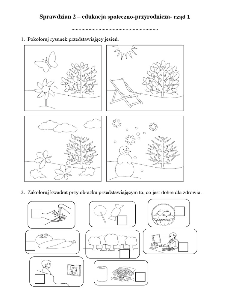 Siła Tarcia Przyroda Klasa 6 Sprawdzian Przyroda Klas 3 | PDF
