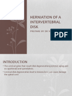 Herniation of Intervertebral Disk