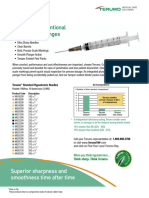 Conventional Needles and Syringes Sellsheet