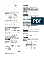 Calculs de Base: Exercice 03