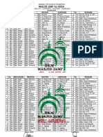 JADWAL PETUGAS Al Huda 2023