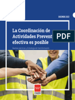 La Coordinación de Actividades Preventivas Efectiva Es Posible - Comunidad de Madrid - 2022