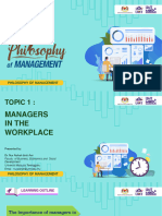 Topic 1 - Managers in The Workplace - Dr. Nur Aishah Awi