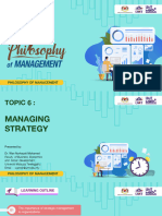 Topic 6 - Managing Strategy - Dr. Wan Norhayati Mohamed