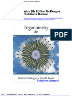 Trigonometry 8th Edition Mckeague Solutions Manual