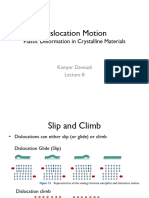 Lecture 8 - Dislocation Motion