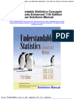 Understandable Statistics Concepts and Methods Enhanced 11th Edition Brase Solutions Manual