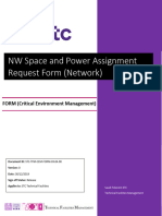 Space and Power Request - CEM - Form - 204-00-000-Rack - 00.111.01
